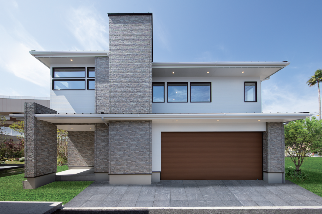 東開町モデルハウス ガレージライフを楽しむ家 モデルハウス 七呂建設